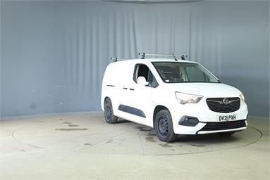 VAUXHALL COMBO CARGO L2 DIESEL 2300 1.5 Turbo D 100ps H1 Sportive Van Diesel - WHITE - DV21PXH - 6 Door Panel Van