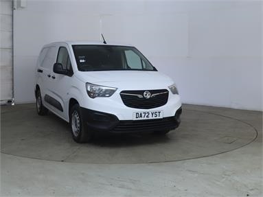 VAUXHALL COMBO CARGO L2 DIESEL 2300 1.5 Turbo D 100ps H1 Prime Crew Van Diesel - WHITE - DA72YST - 6 Door Panel Van