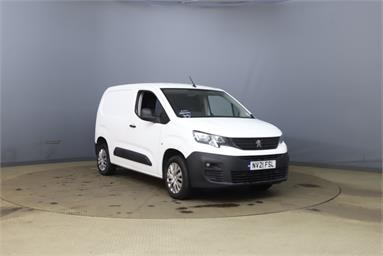 PEUGEOT PARTNER STANDARD DIESEL 1000 1.5 BlueHDi 100 Professional Van Diesel - WHITE - NV21FSL - 5 Door Panel Van