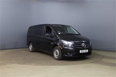 MERCEDES-BENZ VITO L2 DIESEL RWD 114CDI Progressive Crew Van 9G-Tronic Diesel - BLACK - BD21UXH - 5 Door Window Van
