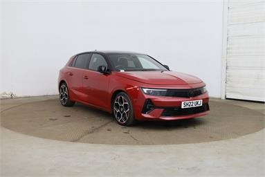 VAUXHALL ASTRA 1.6 Hybrid GS Line 5dr Auto Petrol PHEV - RED - SH22UKJ - 5 Door Hatchback