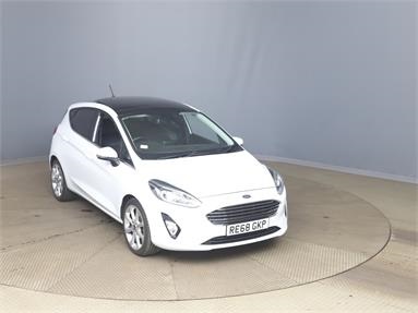 FORD FIESTA HATCHBACK 1.0 EcoBoost 125 Titanium X 5dr Petrol - WHITE - RE68GKP - 5 Door Hatchback