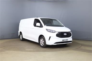 FORD TRANSIT CUSTOM 300 L2 DIESEL FWD 2.0 EcoBlue 136ps H1 Van Limited Diesel - WHITE - WM24NCD - 5 Door Panel Van