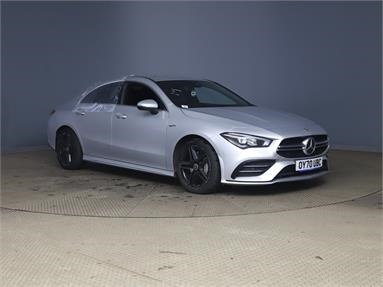 MERCEDES-BENZ CLA CLA 35 4Matic 4dr Tip Auto Petrol - SILVER - OY70UBC - 4 Door Coupe