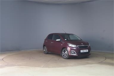 PEUGEOT 108 1.2 VTi Feline 5dr Petrol - PURPLE - CV64VAA - 5 Door Hatchback