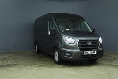 FORD TRANSIT 350 L3 DIESEL FWD 2.0 EcoBlue 130ps H2 Limited Van Auto [8S] [Nav] Diesel - GREY - WN74DWA - 5 Door Panel Van