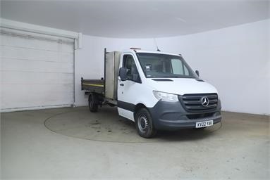 MERCEDES-BENZ SPRINTER 315CDI L3 DIESEL RWD 3.5t Progressive Tipper 11ft Diesel - WHITE - KV22YAK - 2 Door Tipper Body