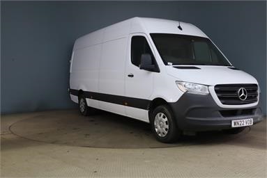 MERCEDES-BENZ SPRINTER 315CDI L3 DIESEL RWD 3.5t H2 Premium Van Diesel - WHITE - WN22VOB - 5 Door Panel Van