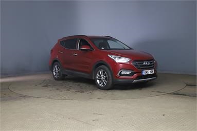 HYUNDAI SANTA FE 2.2 CRDi Blue Drive Premium 5dr Auto [5 Seats] Diesel - RED - KK17HGM - 5 Door Estate
