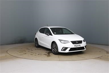 SEAT IBIZA 1.0 TSI 110 Xcellence [EZ] 5dr Petrol - WHITE - FE21VVL - 5 Door Hatchback