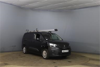 PEUGEOT PARTNER LONG DIESEL 950 1.5 BlueHDi 100 Professional Prem Van [6Speed] Diesel - BLACK - WG22VVM - 6 Door Panel Van