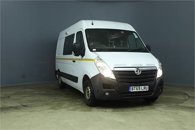 VAUXHALL MOVANO 35 L2 DIESEL FWD 2.3 CDTI H2 Van 130ps Diesel - WHITE - BT69LRU - 5 Door Messing Unit