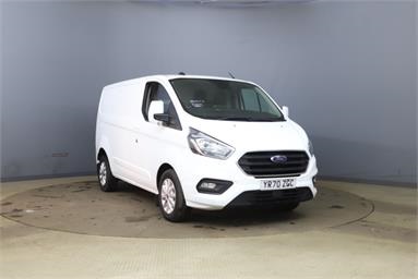 FORD TRANSIT CUSTOM 280 L1 DIESEL FWD 2.0 EcoBlue 130ps Low Roof Limited Van Diesel - WHITE - YR70ZGC - 5 Door Panel Van
