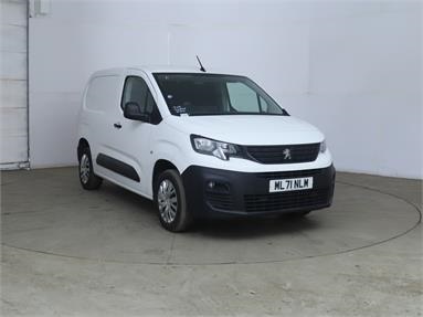PEUGEOT PARTNER STANDARD DIESEL 1000 1.5 BlueHDi 100 Professional Premium Van Diesel - Bianca White - ML71NLM - 5 Door Panel Van