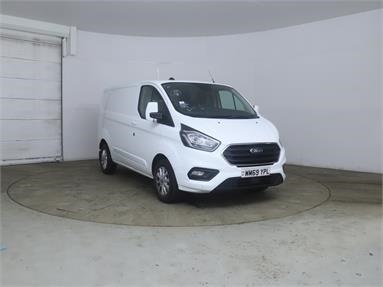 FORD TRANSIT CUSTOM 300 L1 DIESEL FWD 2.0 EcoBlue 130ps Low Roof Limited Van Diesel - WHITE - WM69YPL - 5 Door Panel Van