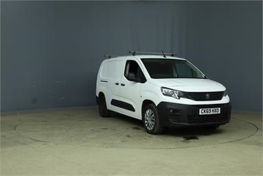 PEUGEOT PARTNER LONG DIESEL 950 1.5 BlueHDi 100 Professional Van Diesel - WHITE - CK69HXO - 6 Door Panel Van