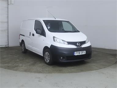 NISSAN NV200 DIESEL 1.5 dCi 110 Acenta Van Euro 6 Diesel - WHITE - FY18SFX - 6 Door Panel Van
