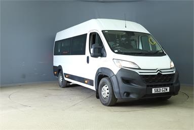 CITROEN RELAY 40 HEAVY L4 DIESEL 2.2 BlueHDi H2 Window Van 140ps X Diesel - WHITE - SB21GZM - Bus (Mini Less 18 seats)
