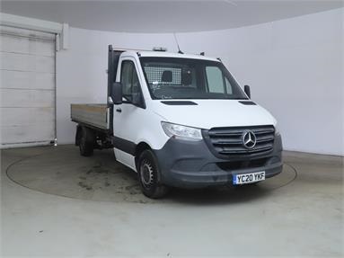 MERCEDES-BENZ SPRINTER 314CDI L2 DIESEL FWD 3.5t Dropside 11.5ft Diesel - WHITE - YC20YKF - 2 Door Dropside Body
