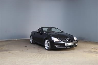 MERCEDES-BENZ SLK SLK 200K 2dr Tip Auto Petrol - BLACK - FV59GHA - 2 Door Convertible