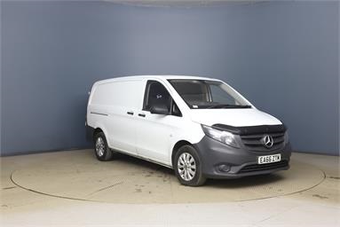 MERCEDES-BENZ VITO LONG DIESEL 111CDI Van Diesel - White - EA66ZTM - 6 Door Panel Van