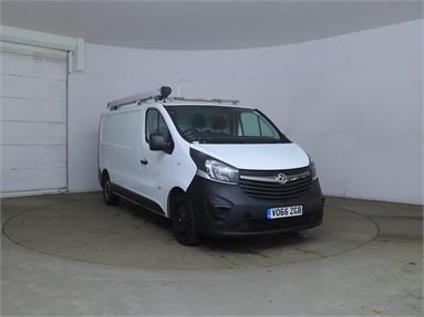 VAUXHALL VIVARO L2 DIESEL 2900 1.6CDTI 120PS H1 Van Diesel - WHITE - VO66ZGB - 5 Door Panel Van