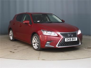 LEXUS CT 200h 1.8 Luxury 5dr CVT Petrol/Hybrid - Red - GK18BHV - 5 Door Hatchback