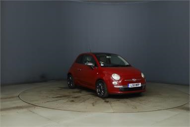 FIAT 500 0.9 TwinAir Lounge 3dr Dualogic Petrol - RED - LS11WRP - 3 Door Hatchback
