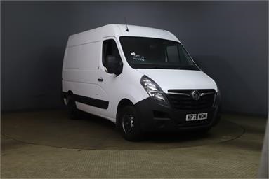 VAUXHALL MOVANO 2800 L1 DIESEL FWD 2.3 Turbo D 135ps H2 Van Diesel - WHITE - KP70WOM - 5 Door Panel Van