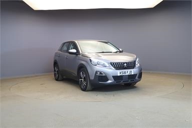 PEUGEOT 3008 1.2 PureTech Active 5dr Petrol - Cumulus Grey - KS18FJD - 5 Door Hatchback
