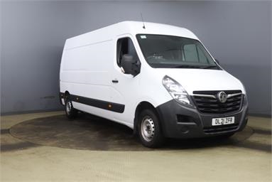 VAUXHALL MOVANO 3500 L3 DIESEL FWD 2.3 Turbo D 135ps H2 Van Diesel - WHITE - DL21ZFR - 5 Door Panel Van