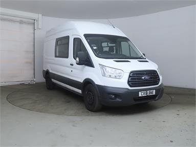 FORD TRANSIT 350 L3 DIESEL FWD 2.0 TDCi 170ps H3 Van Diesel - WHITE - CV18BNE - 5 Door Messing Unit