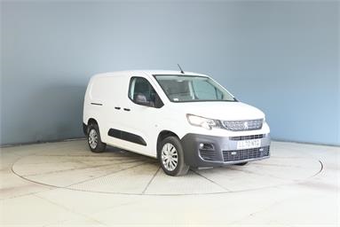PEUGEOT PARTNER LONG DIESEL 950 1.5 BlueHDi 100 Professional Van Diesel - WHITE - LL70NTG - 6 Door Panel Van