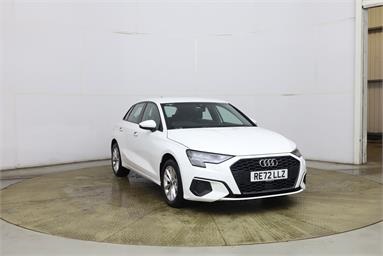AUDI A3 30 TFSI Technik 5dr Petrol - WHITE - RE72LLZ - 5 Door Hatchback