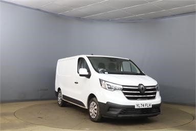 RENAULT TRAFIC SWB DIESEL SL30 Blue dCi 130 Advance [Safety] Van Diesel - WHITE - YL74FLH - 5 Door Panel Van