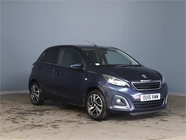 PEUGEOT 108 1.2 VTi Allure 5dr Petrol - BLUE - OU15VWW - 5 Door Hatchback