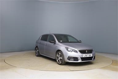PEUGEOT 308 1.2 PureTech 130 GT Line 5dr EAT6 Petrol - GREY - LS67SNX - 5 Door Hatchback