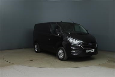 FORD TRANSIT CUSTOM 280 L1 DIESEL FWD 2.0 EcoBlue 130ps Low Roof Limited Van Diesel - BLACK - HV22PNL - 5 Door Panel Van