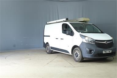 VAUXHALL VIVARO L1 DIESEL 2900 1.6CDTI 95PS ecoFLEX H1 Van Diesel - WHITE - FN67FWF - 6 Door Panel Van