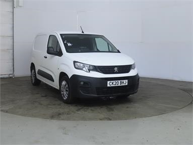 PEUGEOT PARTNER STANDARD DIESEL 1000 1.5 BlueHDi 100 Professional Van Low Roof Diesel - WHITE - CK20BHJ - 5 Door Panel Van