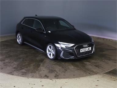 AUDI A3 35 TFSI S Line 5dr S Tronic Petrol - BLACK - KY22LWC - 5 Door Hatchback