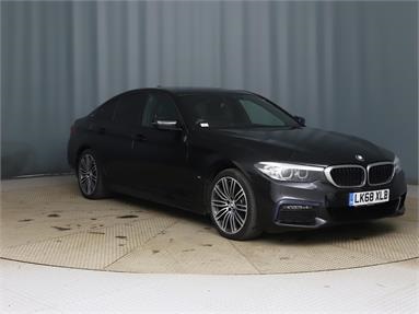 BMW 5 SERIES 530e M Sport 4dr Auto Petrol PHEV - BLACK - LK68XLB - 4 Door Saloon
