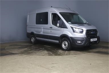 FORD TRANSIT 350 L2 DIESEL RWD 2.0 EcoBlue 130ps H2 Leader Double Cab Van Diesel - SILVER - AF20PXZ - 5 Door Panel Van