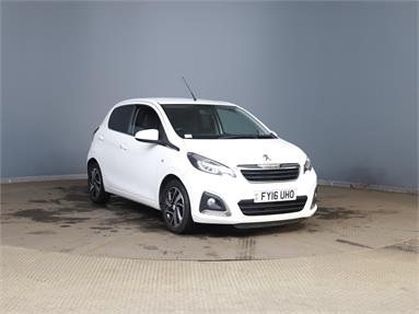 PEUGEOT 108 1.2 PureTech Allure 5dr Petrol - WHITE - FY16UHO - 5 Door Hatchback