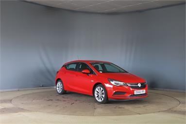 VAUXHALL ASTRA 1.4i 16V Design 5dr Petrol - RED - DS66VPU - 5 Door Hatchback