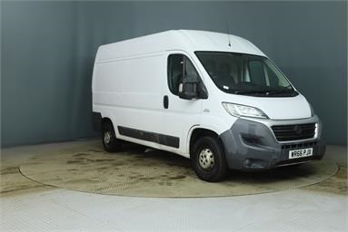 FIAT DUCATO 35 MWB DIESEL 2.3 Multijet High Roof Van 130 Diesel - WHITE - WR66PJX - 5 Door Panel Van