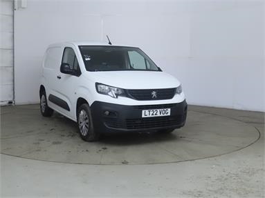 PEUGEOT PARTNER STANDARD DIESEL 1000 1.5 BlueHDi 100 Professional Prem Van [6 Spd] Diesel - Bianca White - LT22VOG - 5 Door Panel Van