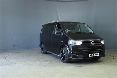 VOLKSWAGEN TRANSPORTER T32 SWB DIESEL SPECIAL EDITION 2.0 BiTDI 180PS Sportline Kombi Van DSG Diesel - BLACK - VE14VXP - 5 Door Window Van