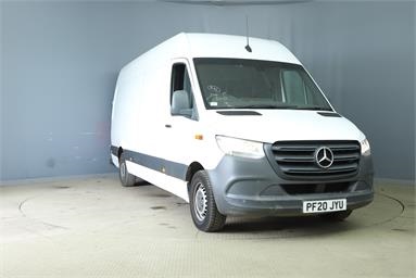 MERCEDES-BENZ SPRINTER 314CDI L3 DIESEL RWD 3.5t H2 Van 7G-Tronic Diesel - WHITE - PF20JYU - 5 Door Panel Van