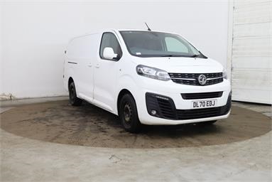 VAUXHALL VIVARO L2 DIESEL 2900 1.5d 100PS Sportive H1 Van Diesel - WHITE - DL70EDJ - 6 Door Panel Van
